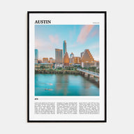 Austin Travel Color Poster
