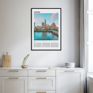 Austin Travel Color Poster
