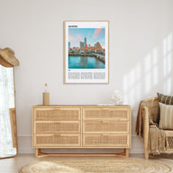Austin Travel Color Poster