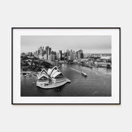 Australia Landscape B&W Poster