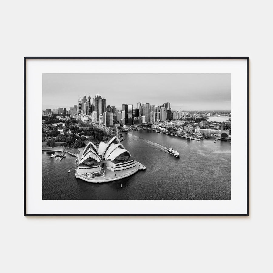 Australia Landscape B&W Poster