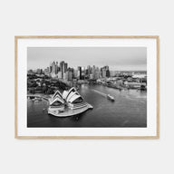 Australia Landscape B&W Poster