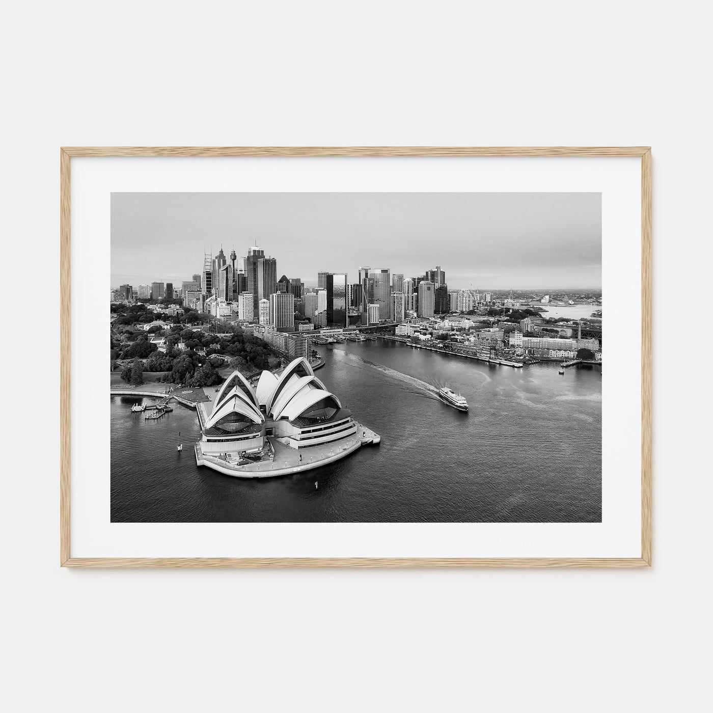 Australia Landscape B&W Poster