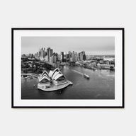 Australia Landscape B&W Poster