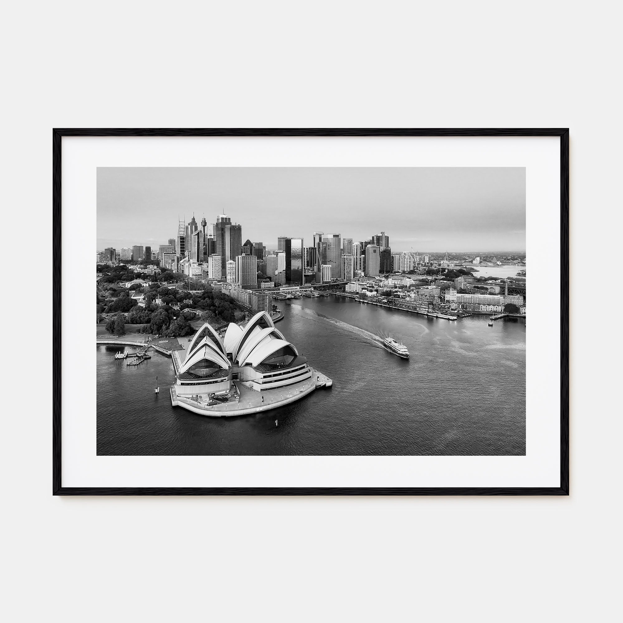 Australia Landscape B&W Poster