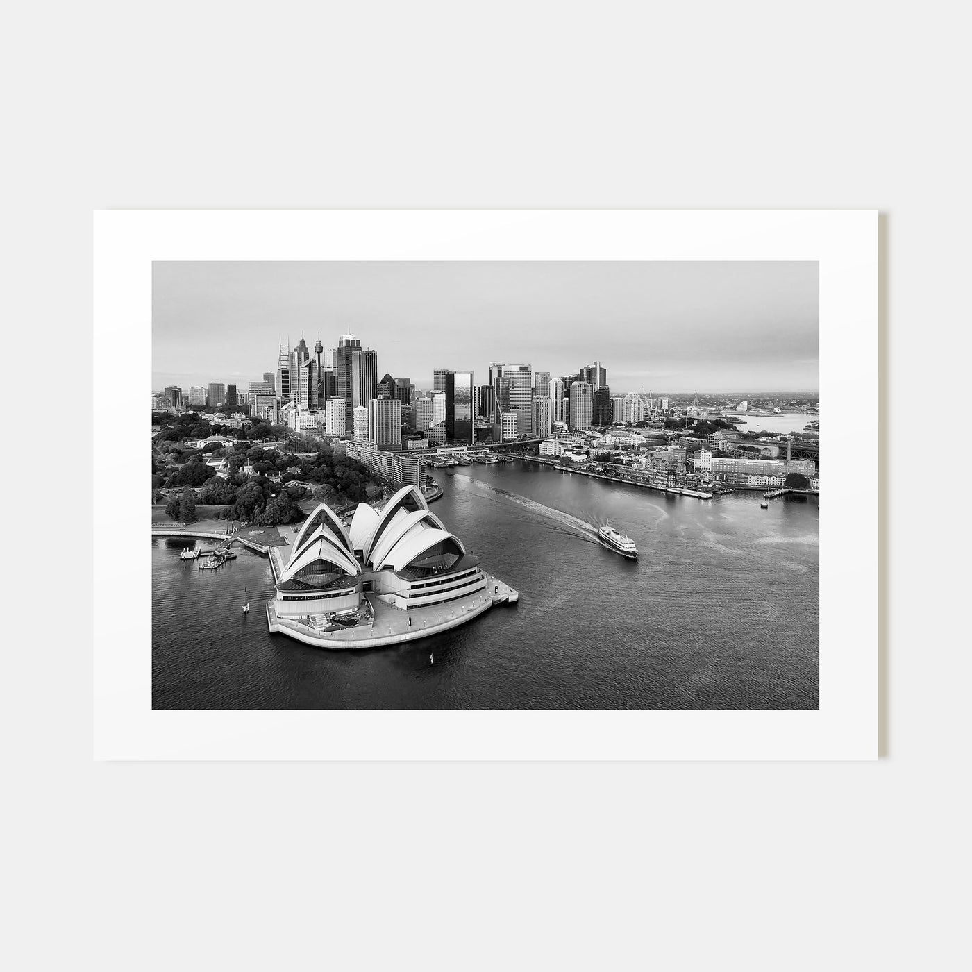 Australia Landscape B&W Poster
