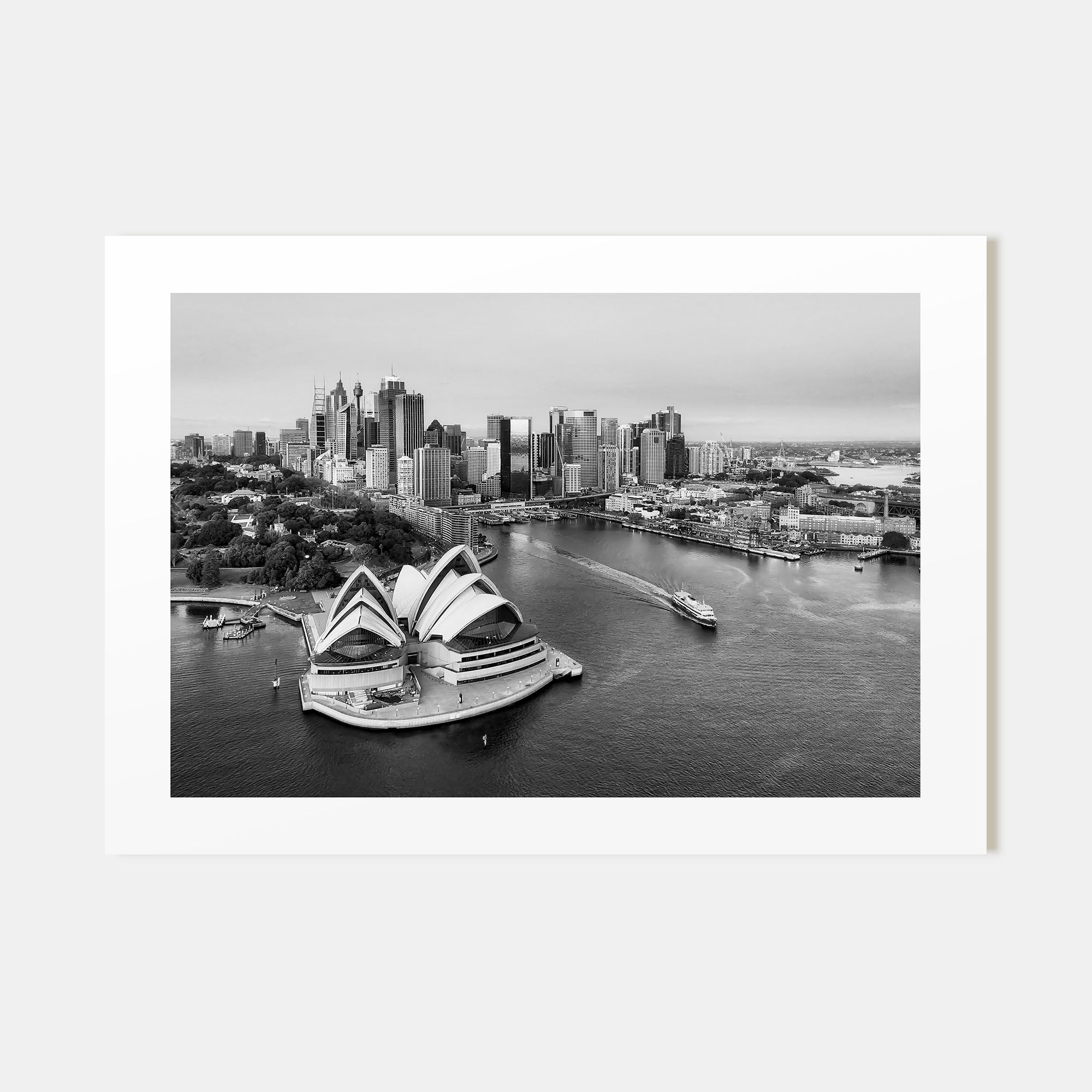 Australia Landscape B&W Poster
