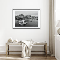 Australia Landscape B&W Poster