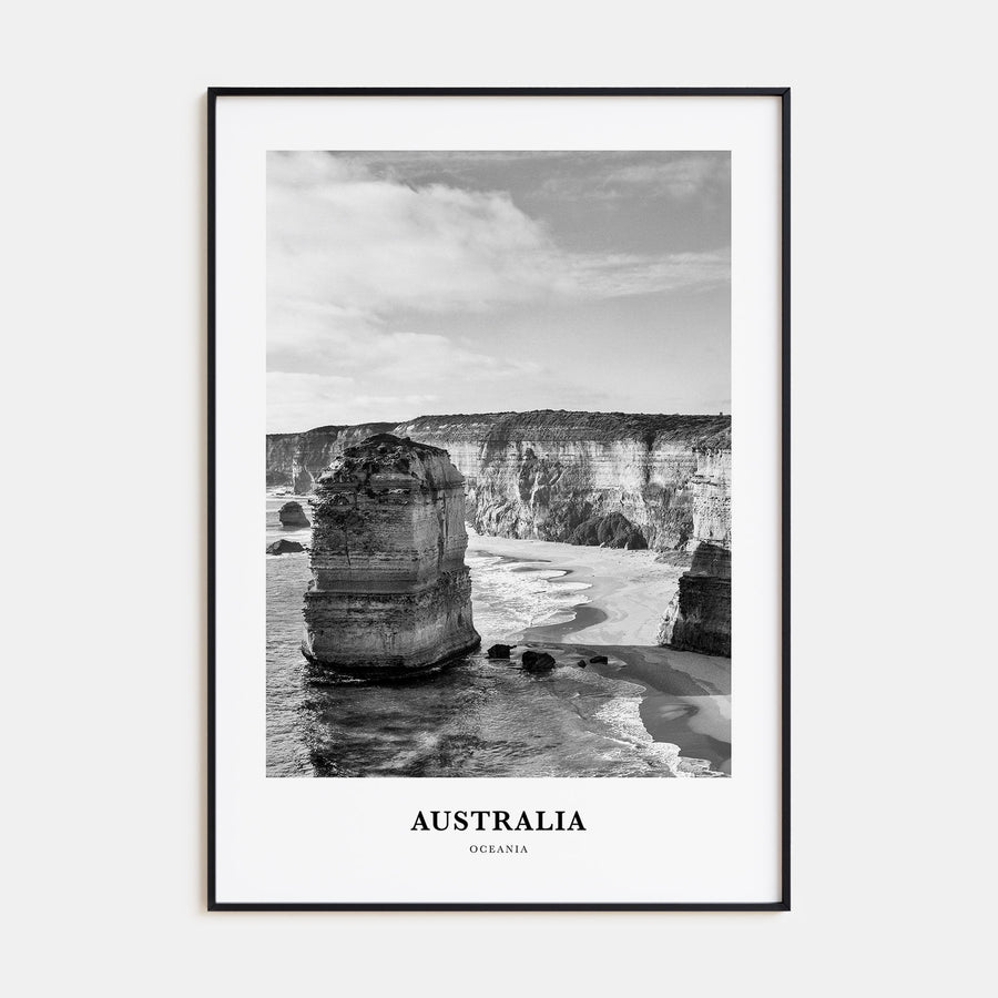 Australia Portrait B&W No 1 Poster