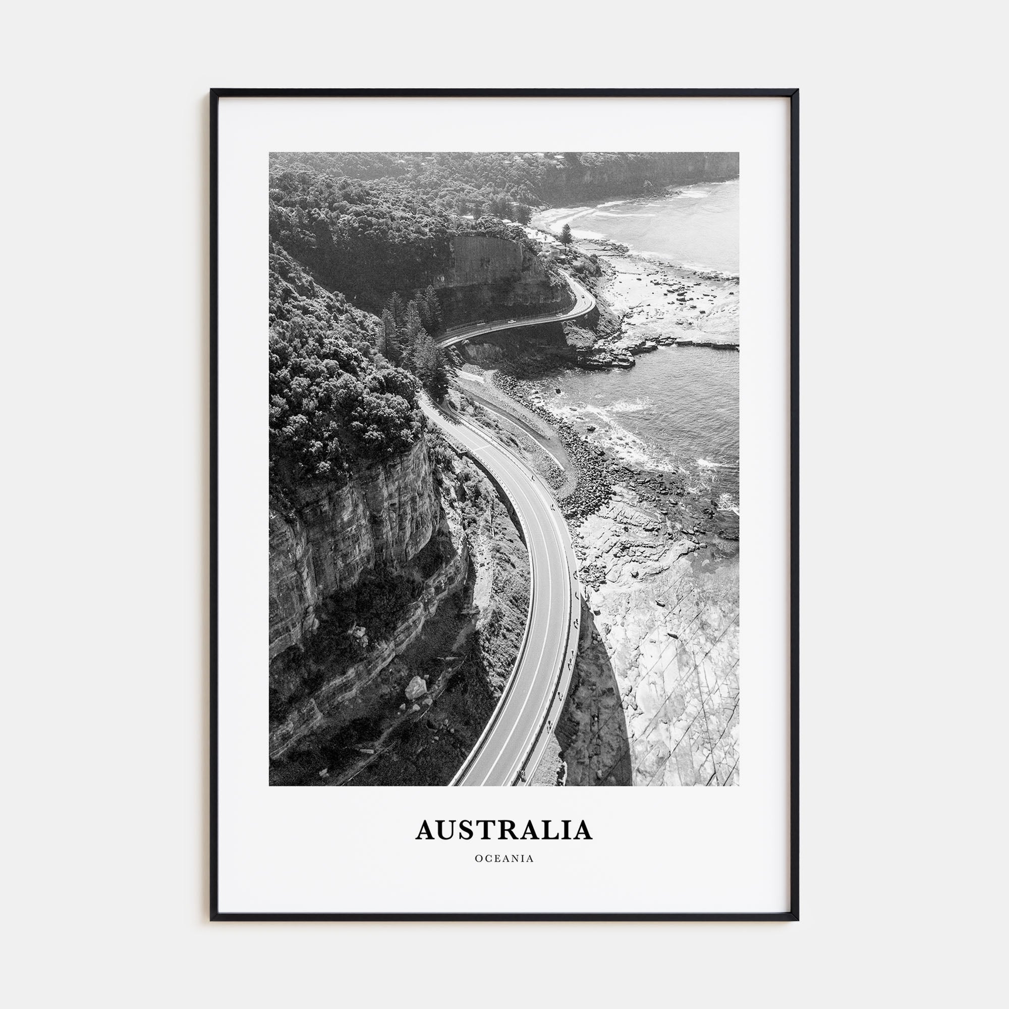 Australia Portrait B&W No 2 Poster