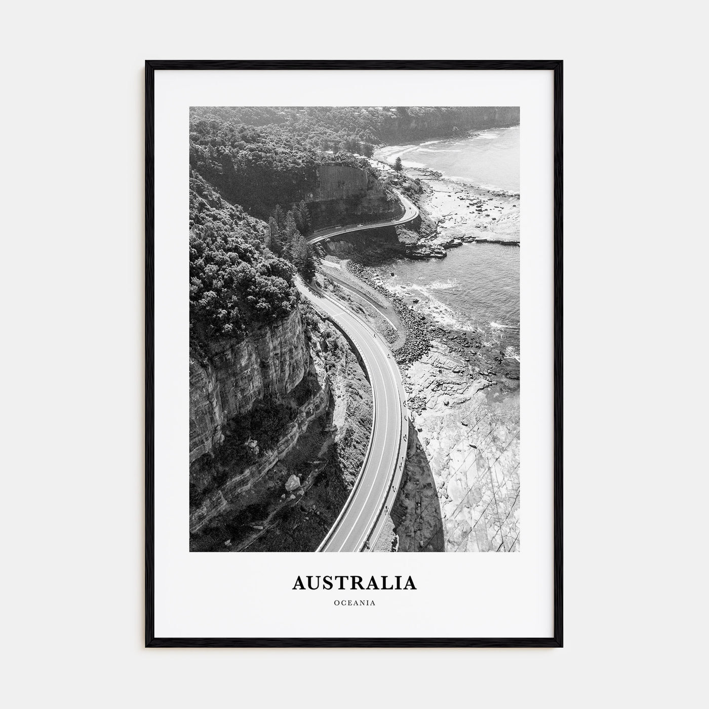 Australia Portrait B&W No 2 Poster