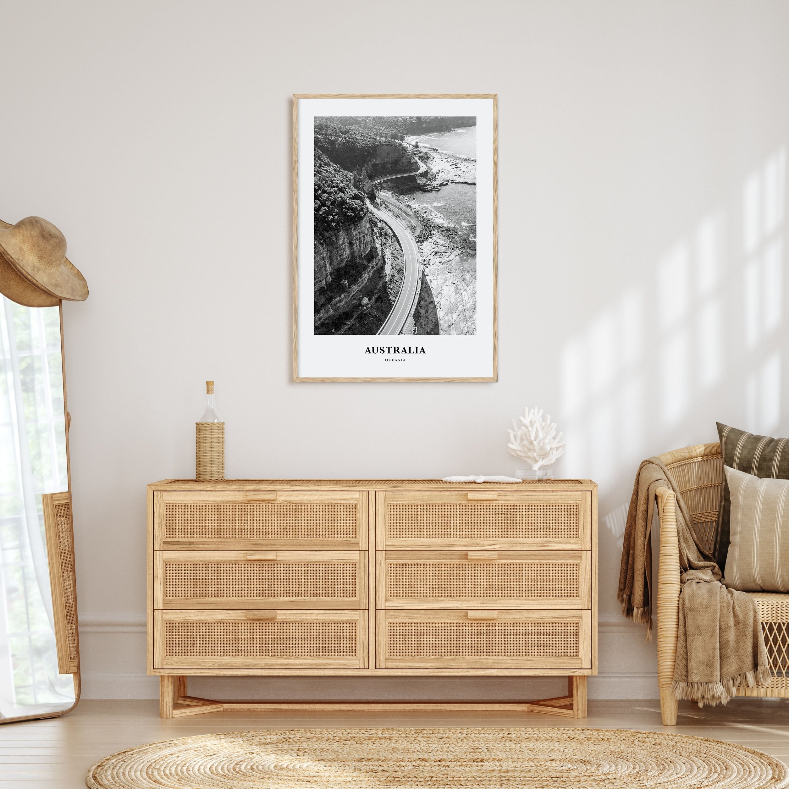 Australia Portrait B&W No 2 Poster