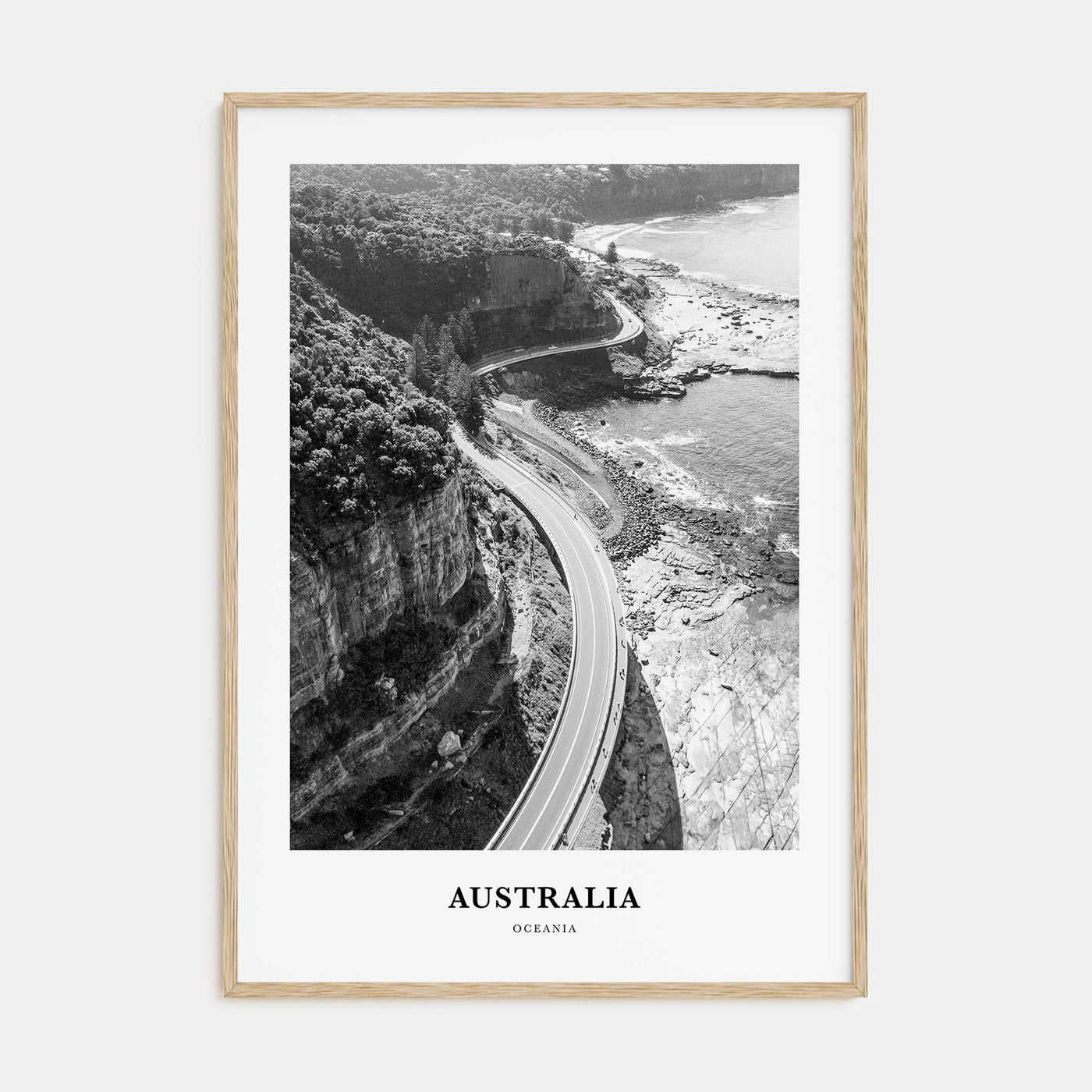 Australia Portrait B&W No 2 Poster