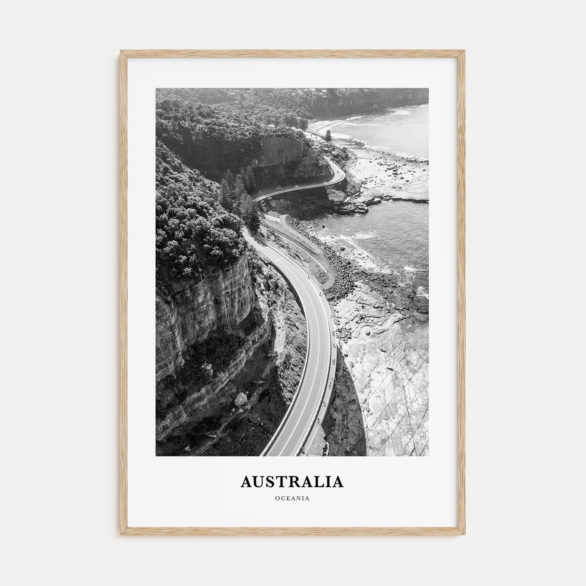 Australia Portrait B&W No 2 Poster