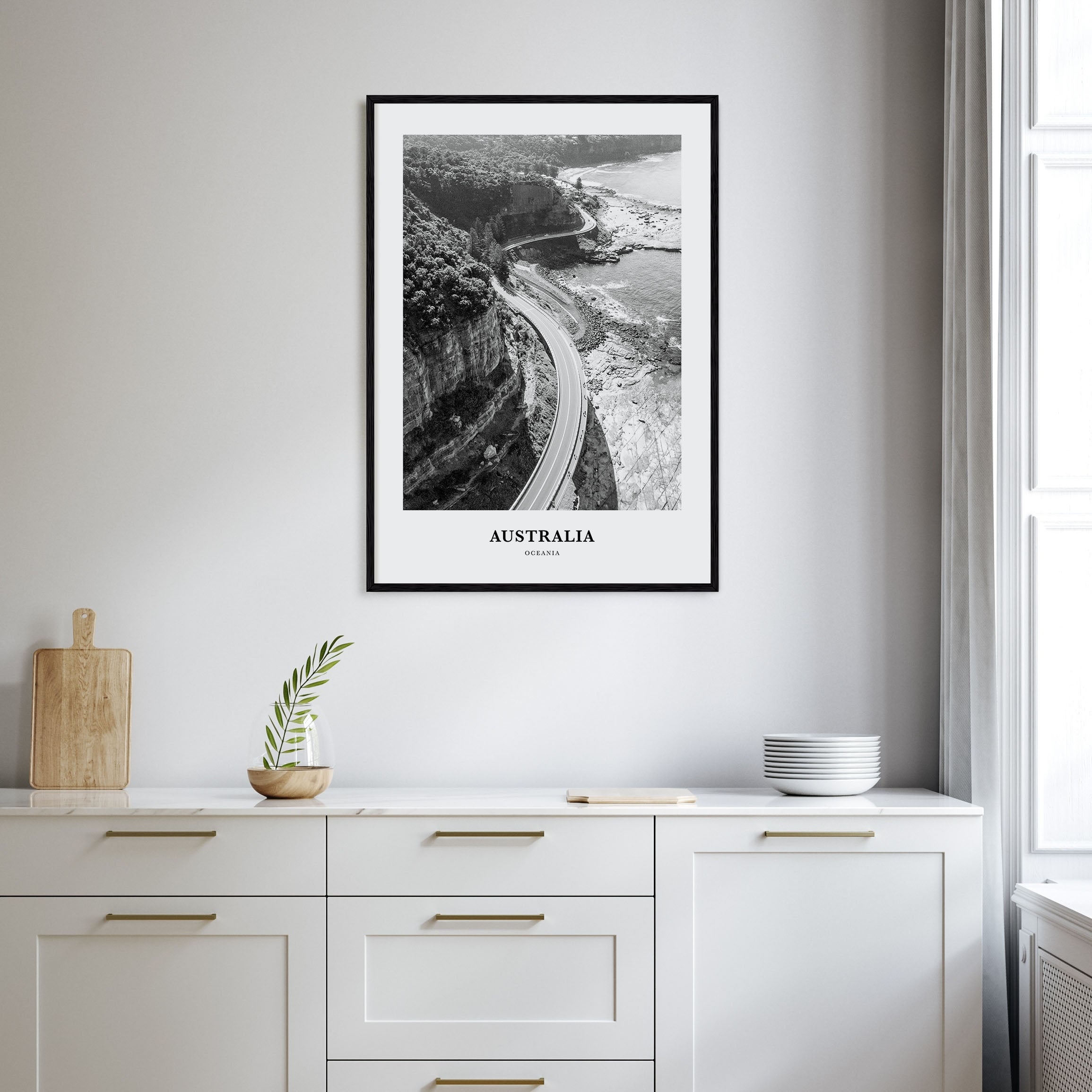 Australia Portrait B&W No 2 Poster