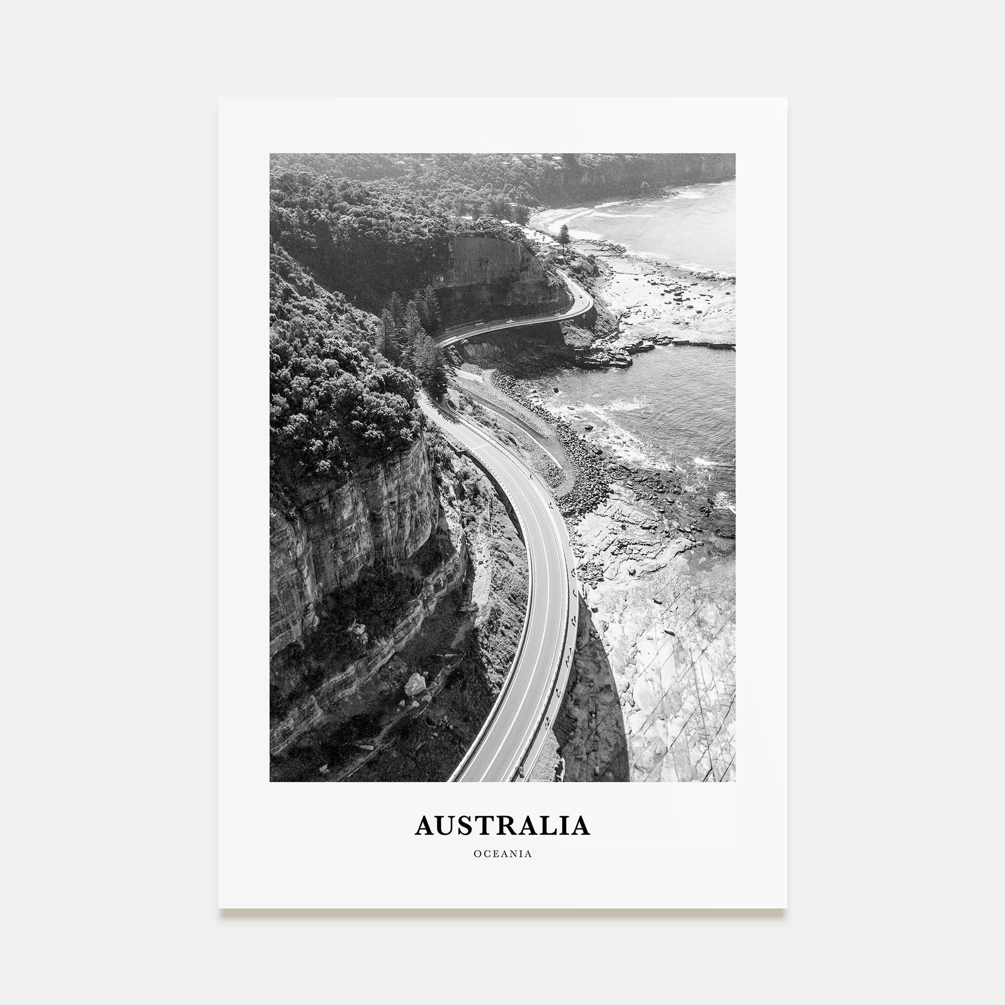 Australia Portrait B&W No 2 Poster