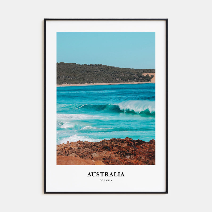 Australia Portrait Color Poster