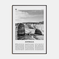 Australia Travel B&W No 2 Poster