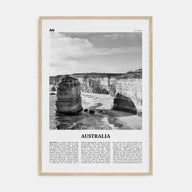 Australia Travel B&W No 2 Poster