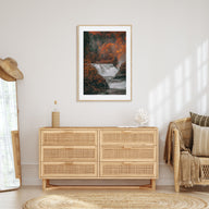 Autumn Waterfall Photo Color No 2 Poster