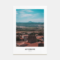 Auvergne Portrait Color Poster