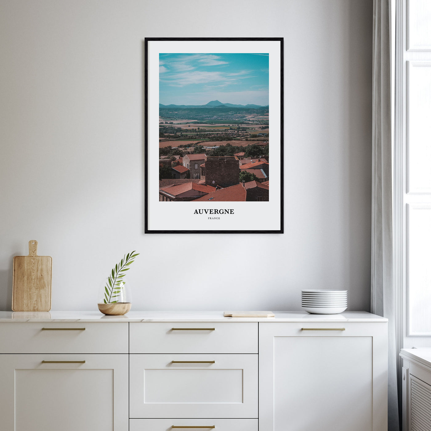 Auvergne Portrait Color Poster