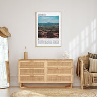 Auvergne Travel Color Poster