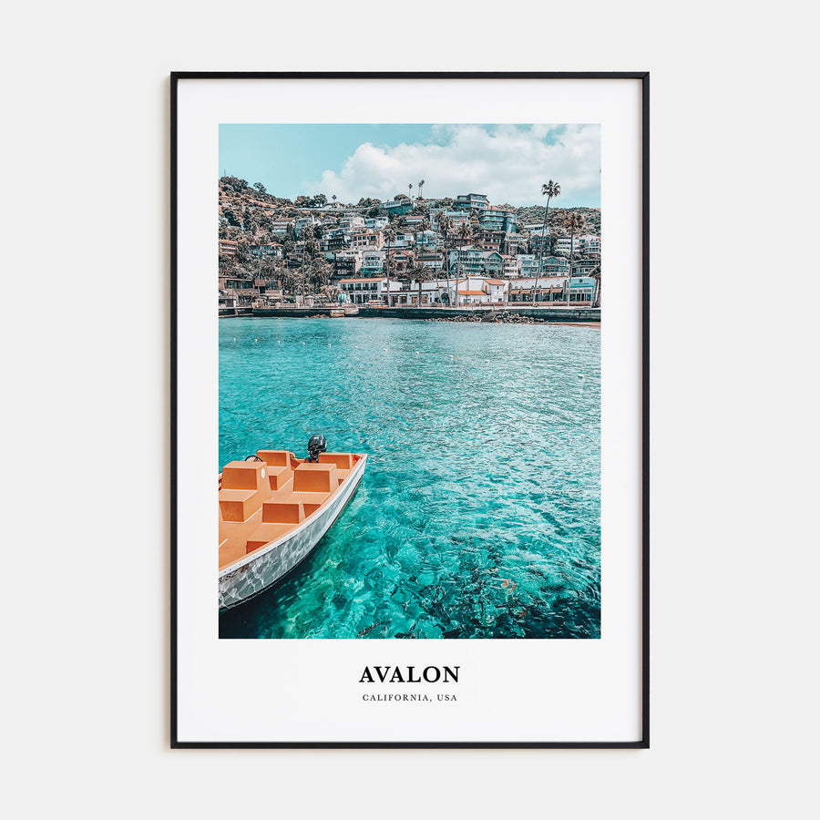 Avalon, California Portrait Color Poster