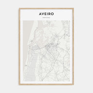 Aveiro Map Portrait Poster
