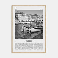 Aveiro Travel B&W Poster