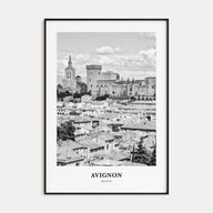Avignon Portrait B&W Poster