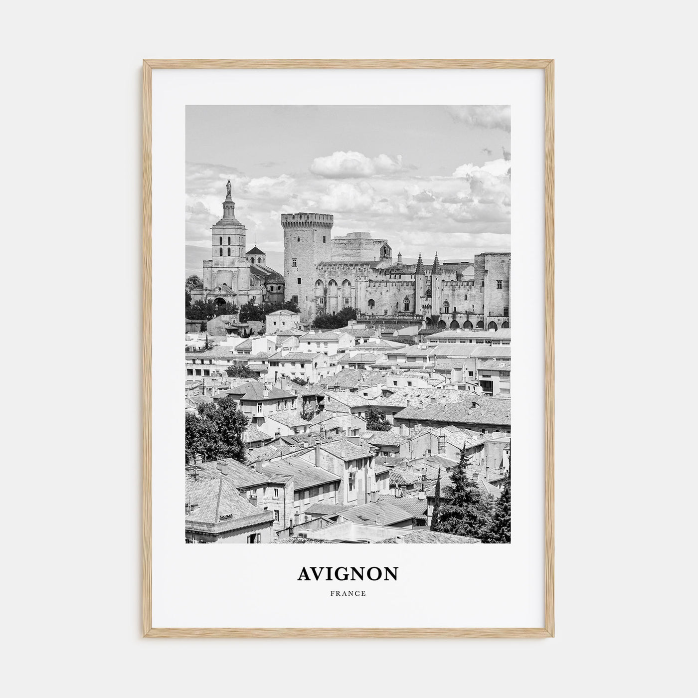 Avignon Portrait B&W Poster