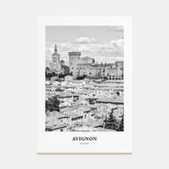 Avignon Portrait B&W Poster