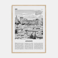 Avignon Travel B&W Poster