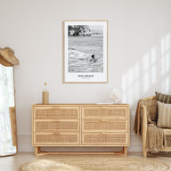 Avila Beach Portrait B&W No 2 Poster