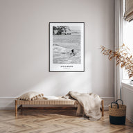 Avila Beach Portrait B&W No 2 Poster