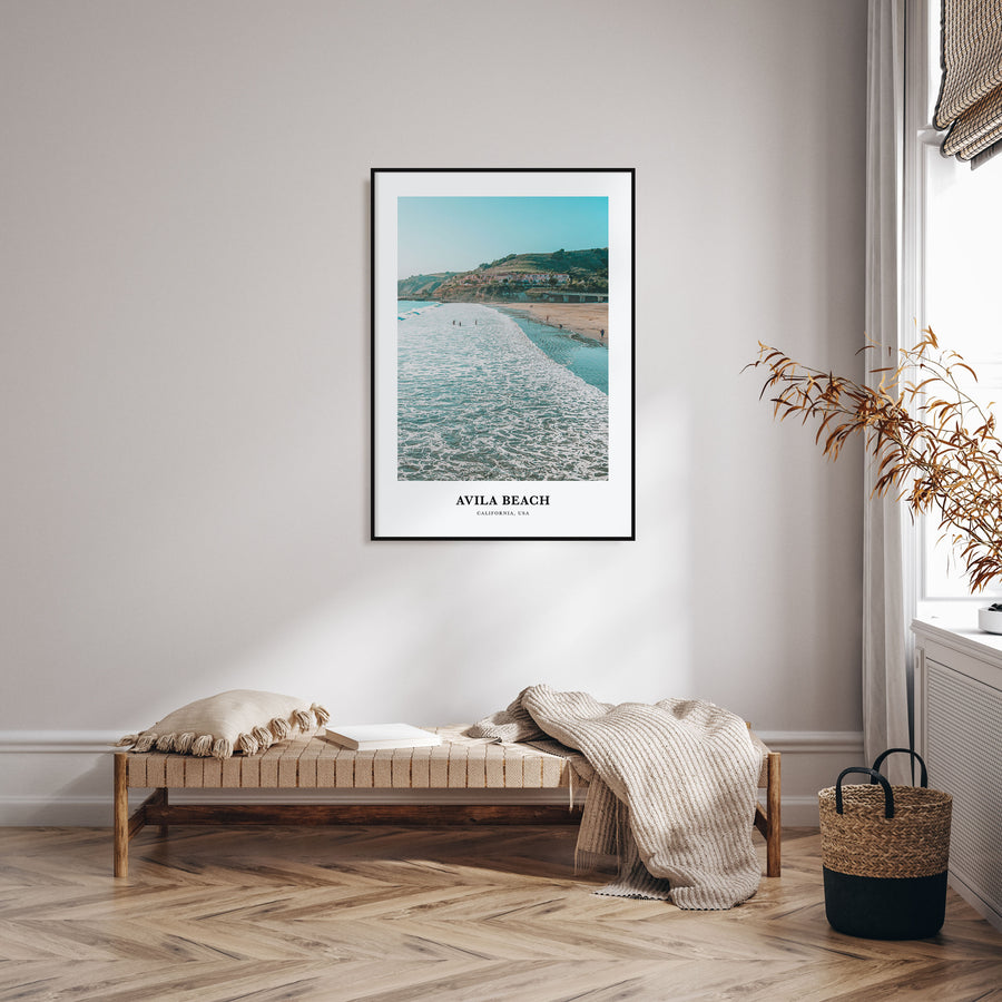 Avila Beach Portrait Color Poster