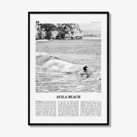 Avila Beach Print Black and White No 2, Avila Beach Wall Art, Avila Beach Poster, Avila Beach Photo, California, USA United States, America