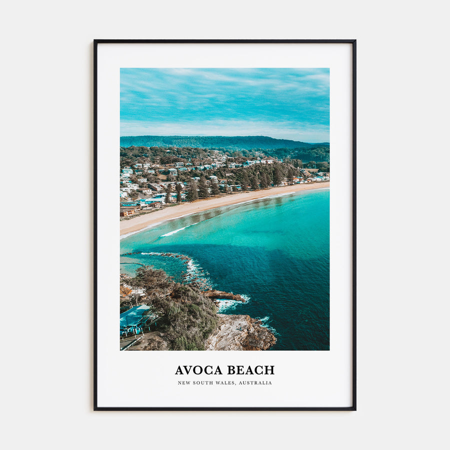 Avoca Beach Portrait Color Poster