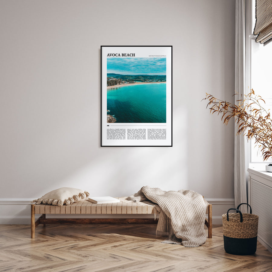 Avoca Beach Travel Color Poster