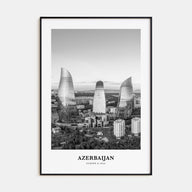 Azerbaijan Portrait B&W Poster