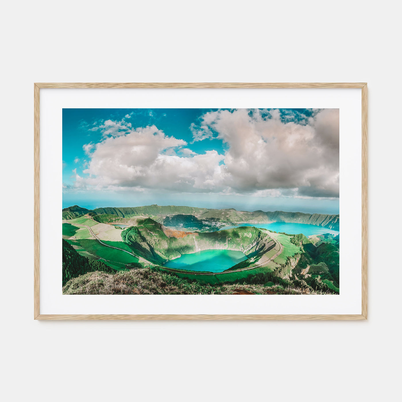 Azores Landscape Color Poster