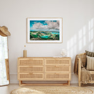 Azores Landscape Color Poster