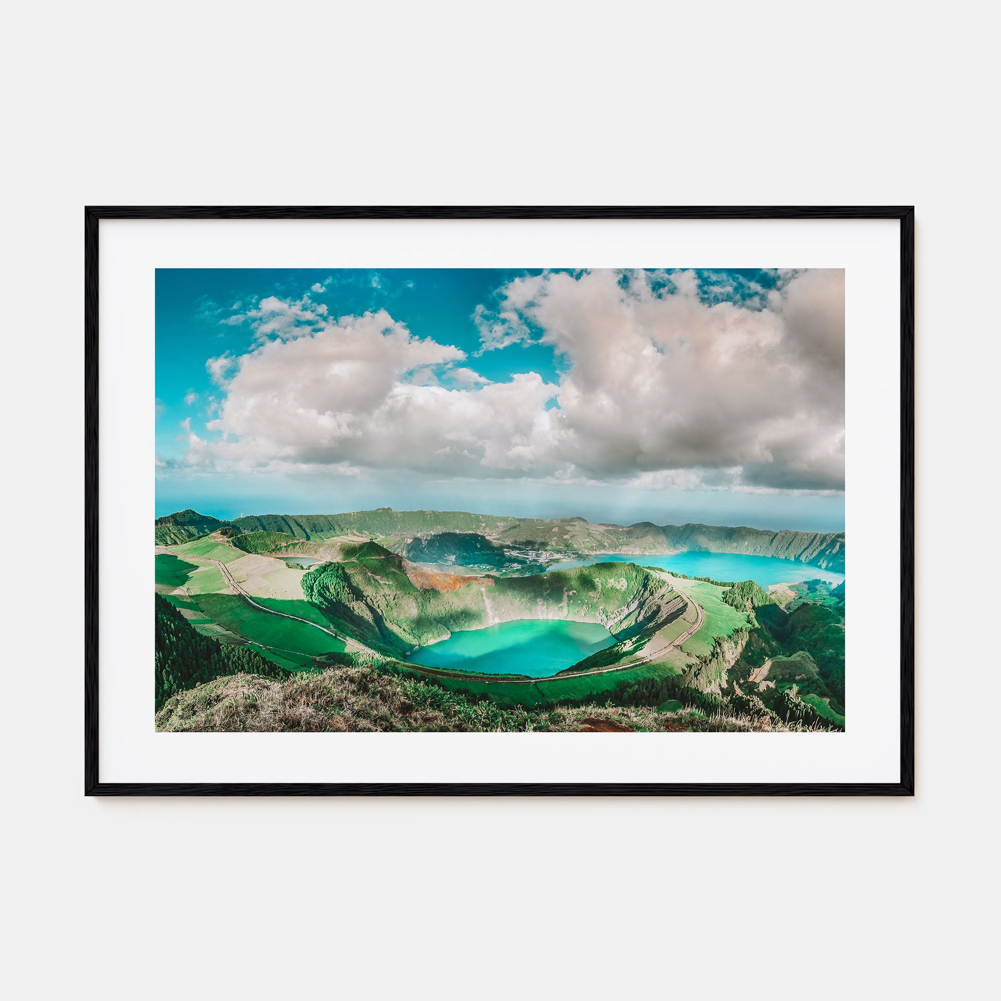 Azores Landscape Color Poster