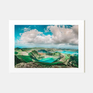 Azores Landscape Color Poster