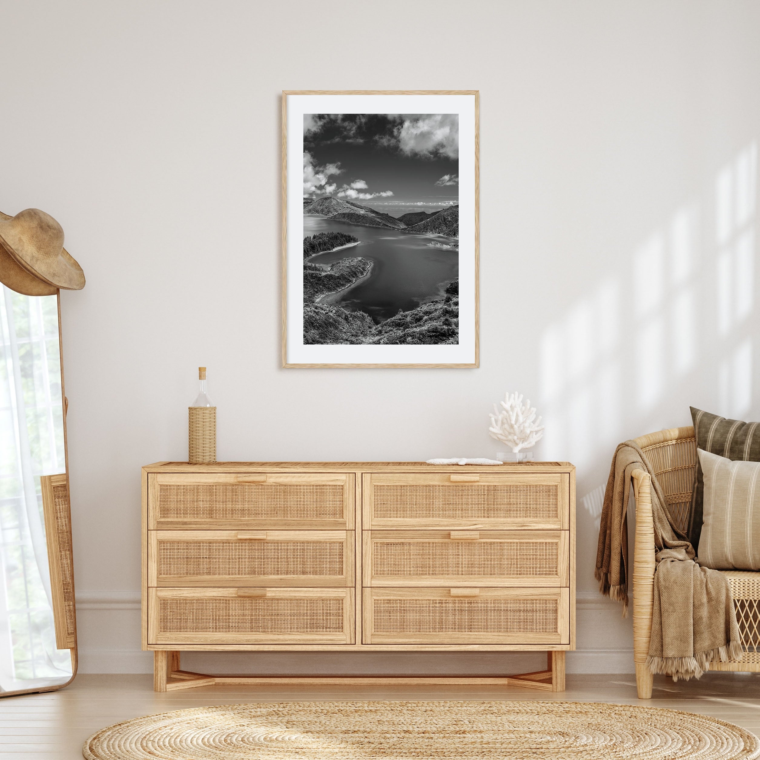 Azores Photo B&W Poster