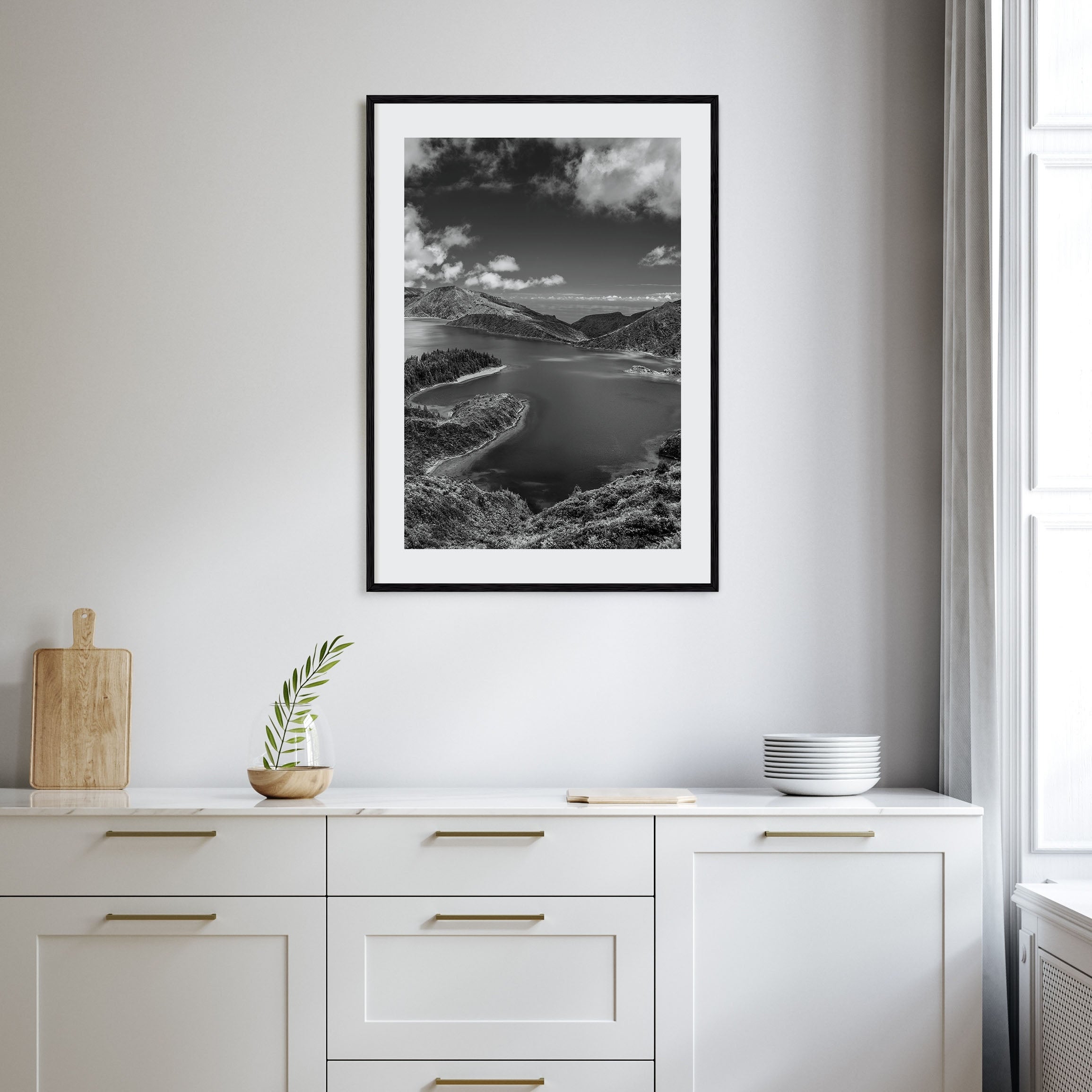 Azores Photo B&W Poster