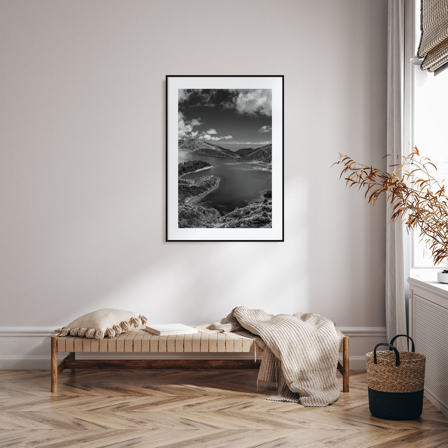 Azores Photo B&W Poster