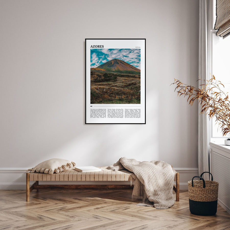 Azores Travel Color Poster