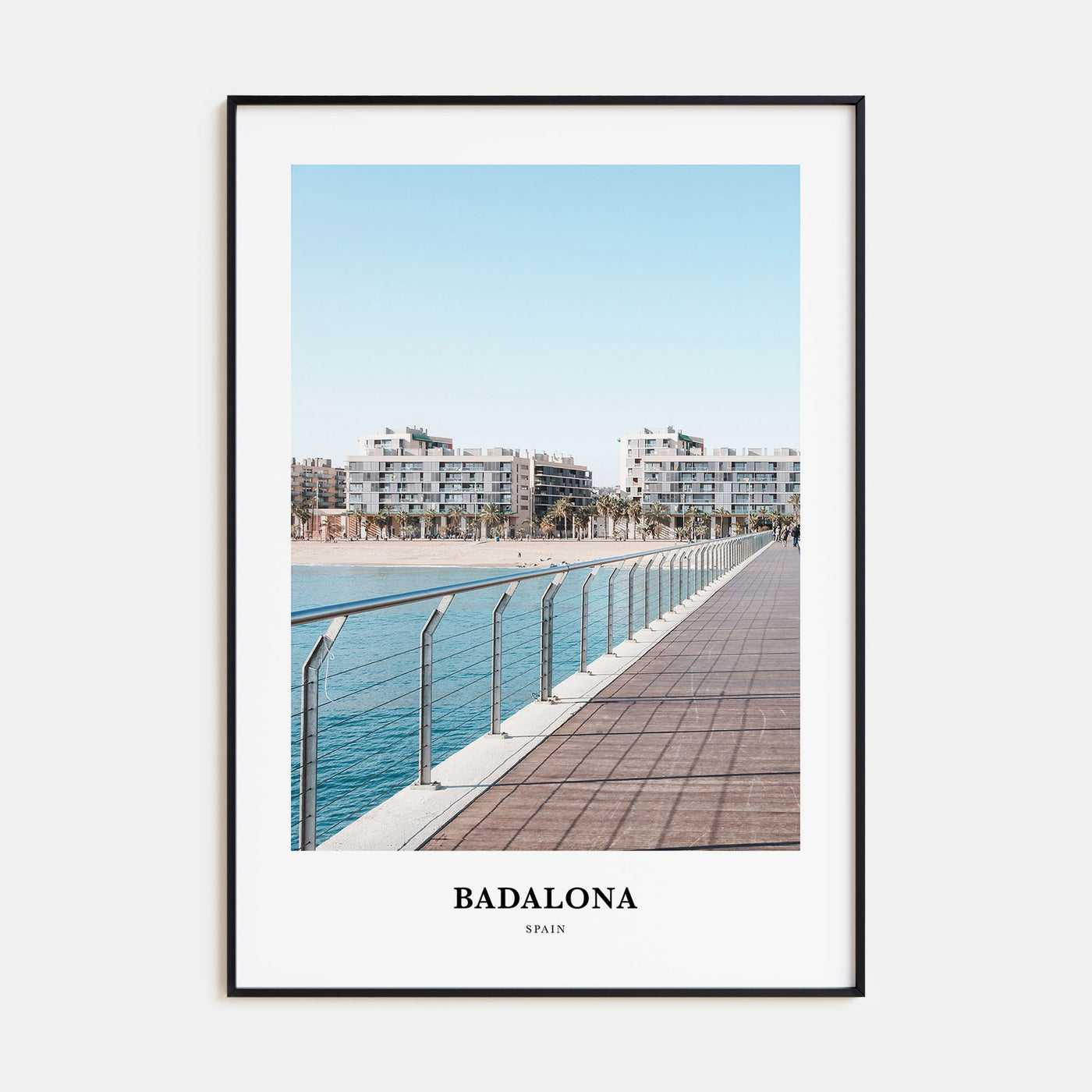 Badalona Portrait Color Poster